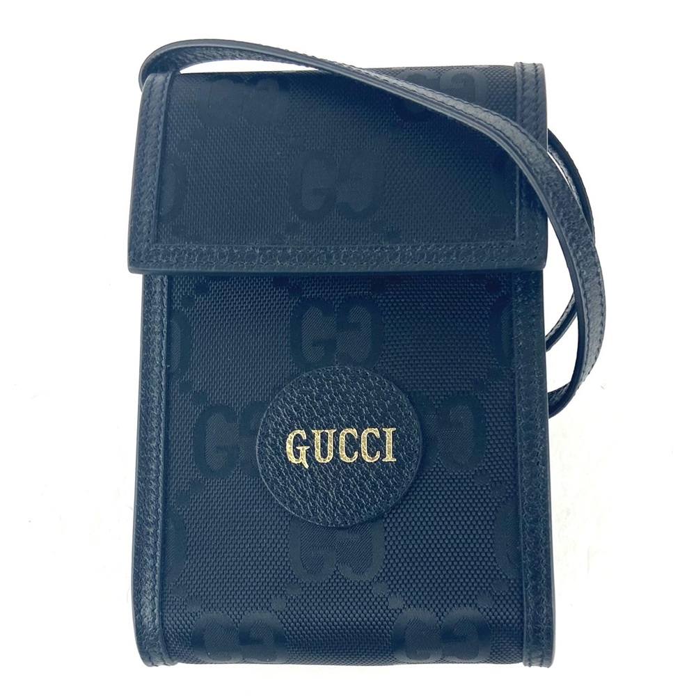 Gucci #625599 GG "Off The Grid" Black Econyl Unisex Messenger Bag with Box, NWT